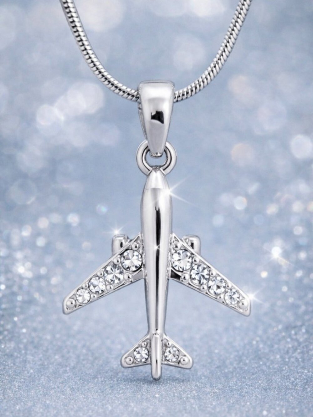 Flight attendant Pendant Necklace/Aviation Jewelry/Pilot Charm Pendant/Jet Gift - Picture 5 of 16